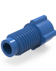 Polypropylene Color-Coded Fingertight Nuts for Flanged 1/4-28 Connections (For 1/8" Tubing)